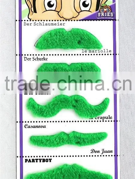 Green Fancy Dress St. Patrick's Day Mustache photo-6