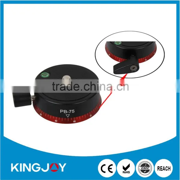 Speed Adjustment Panning Tripod Leveling Base Head PB-75 photo-5