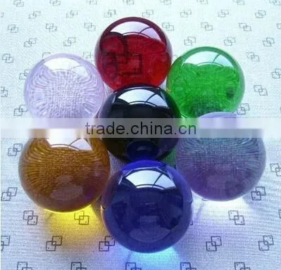 Wholesale Seven Color Crystal Ball, Crystal Sphere for Business Gifts CB002 Quality Choice