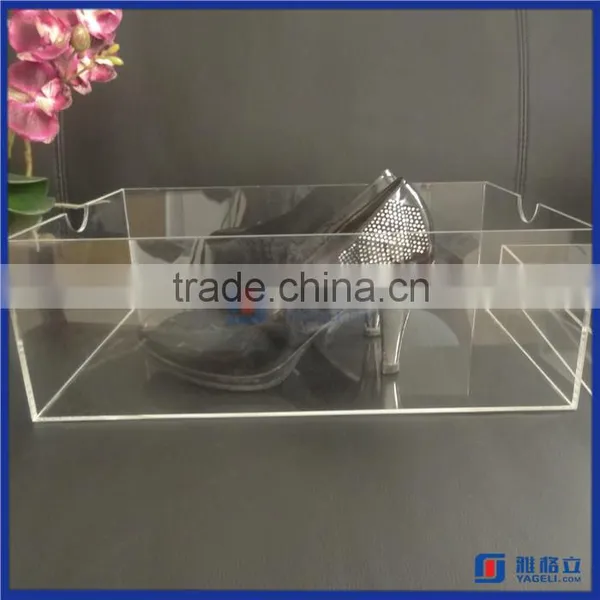 2016 Hot!! Custom Printed Shoe Box / Clear Acrylic Shoe Box Wholesale photo-6