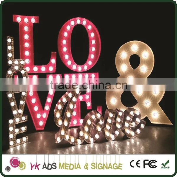 marquee letter sign Customized Letter Sign