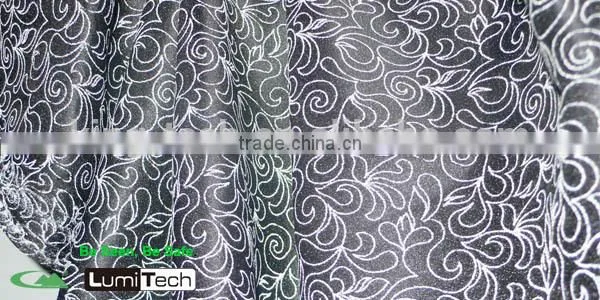 Grape Pattern Reflective Printing T/C Woven Print Fabric Reflective Waist Coat photo-3
