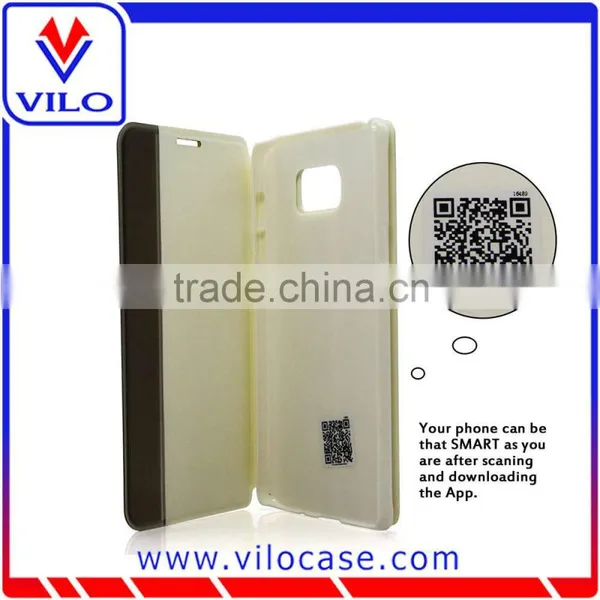 Creative Smart Window View Touch Front Flip Cover for Samsung Note 5 photo-6