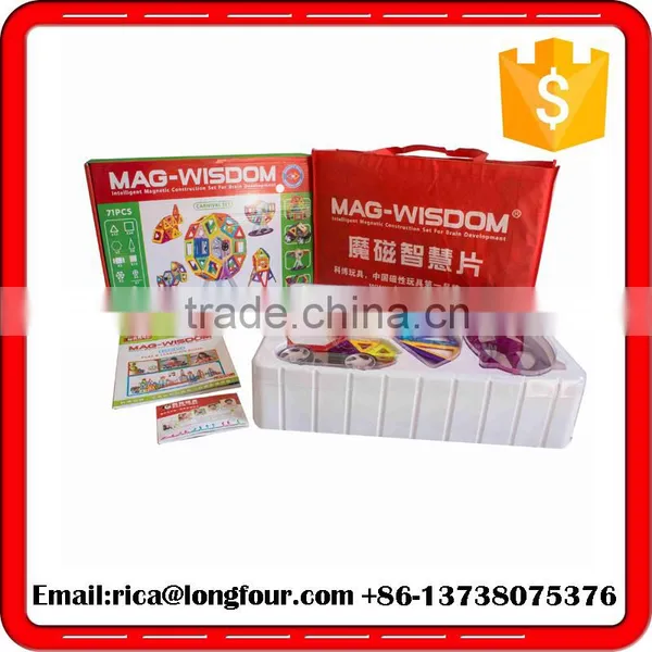 Mag Wisdom Magnetic Connecting Plastic Toys Brain Development photo-4