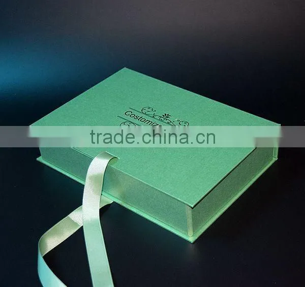 High End Custom Green Wedding Dress Boxes uk Wholesale photo-6