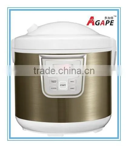 7L ROUND RICE COOKER WITH 10 OR 20 PROGRAMS LED DISPLAY, BIGGEST CAPACITY, SILVER BLACK photo-4