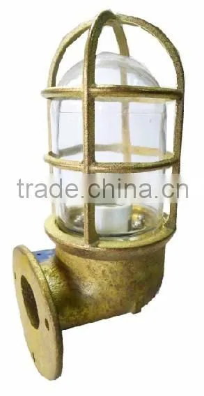 Marine Brass Outdoor Ceiling Wall Light photo-5