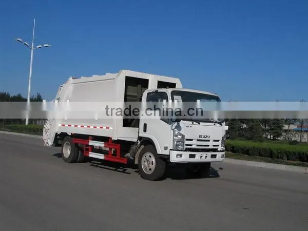 White Color 4*2 Compactor Garbage Truck photo-4
