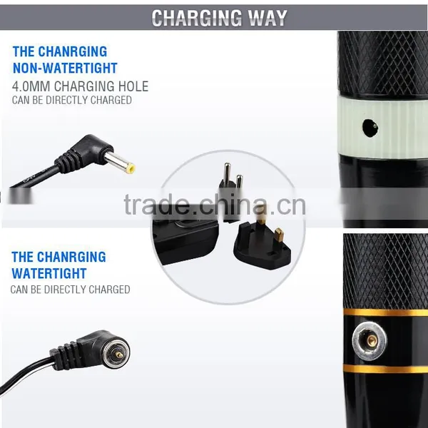 Cheap High Power Long Distance Aluminum Portable The Middle East LED Rechargeable Flashlight Torch - JD104 Keen photo-3