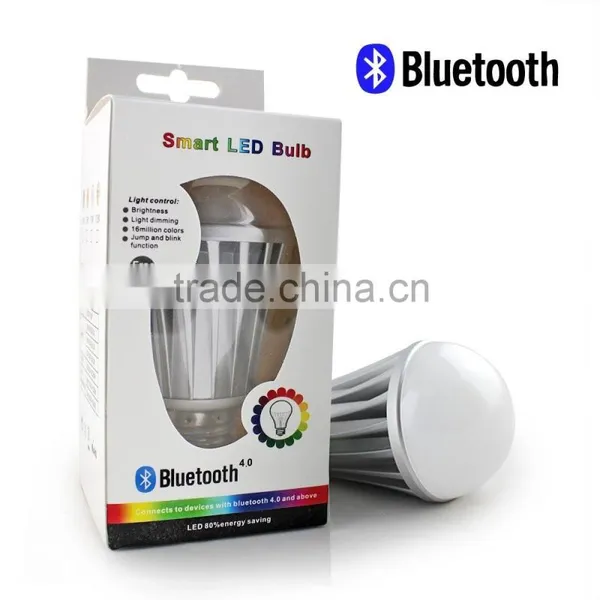 E27 Music Alarm Group IPhone Android Smart LED Light Bulb Bluetooth Wireless Control