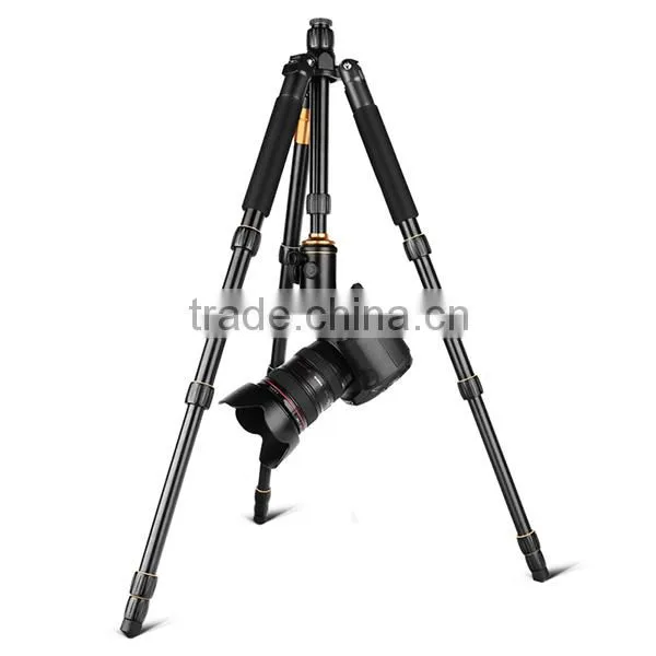 QZSD-Q666 Aluminum Professional Monopod For Video & Digital Camera Tripod 1580mm Portable Tripod Stand Folded 350mm Tripod Kits photo-5