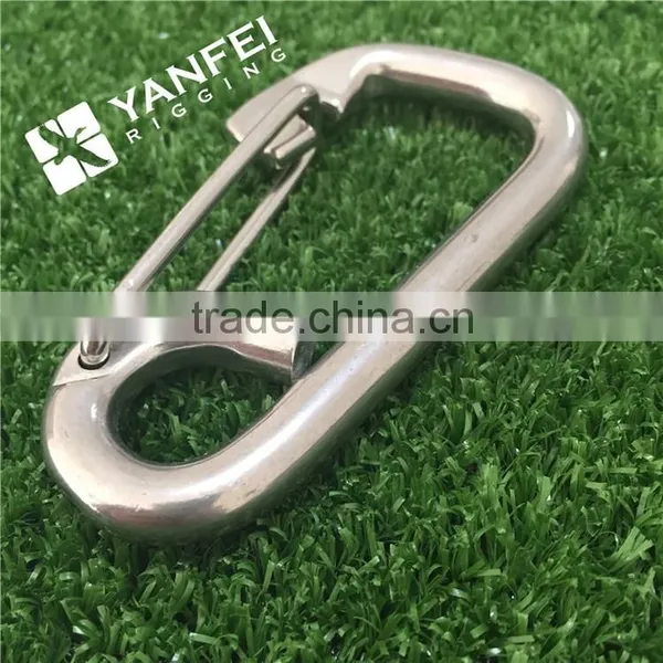 Stainless Steel Delta Simple Snap Hook With Eye photo-3