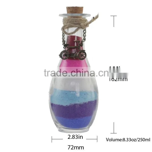 Diy Round Glass Bottle Souvenir, Wholesale Antique Bottles for Wedding Souvenirs Certerpieces