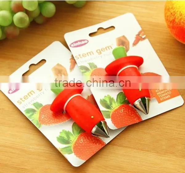 Good Quality Strawberry Tomato Slicer Multifunction Fruit Stainless New Slicer Fruit Strawberry Huller photo-3
