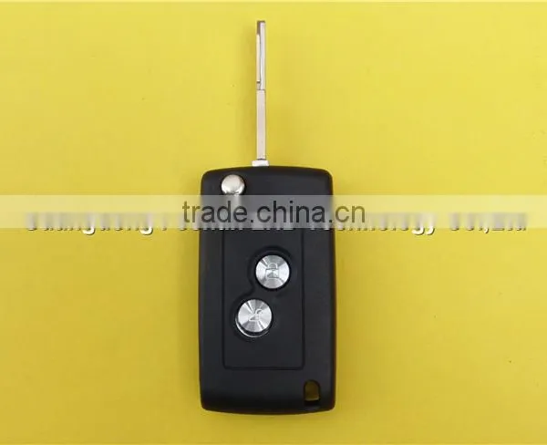 NEW Peugeot Remote Key Shell Fob 2 Button Flip Key Conversion photo-2