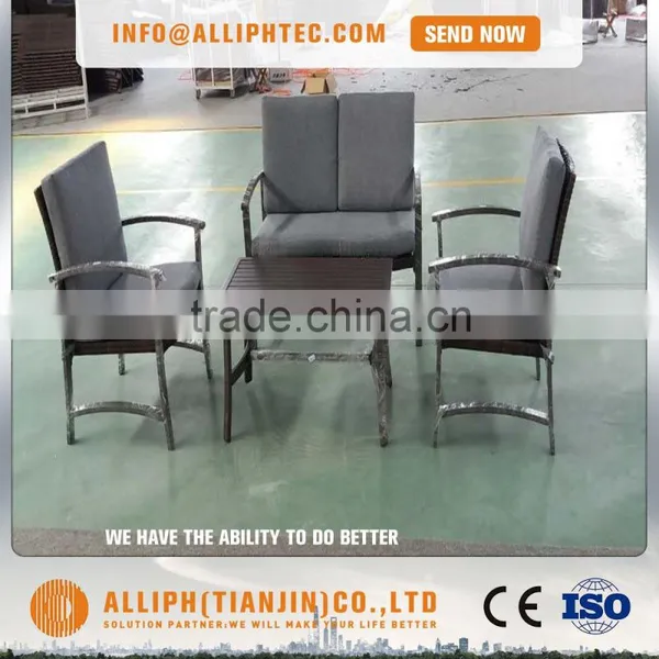 Poly Rattan Furniture Dining Table Set photo-2
