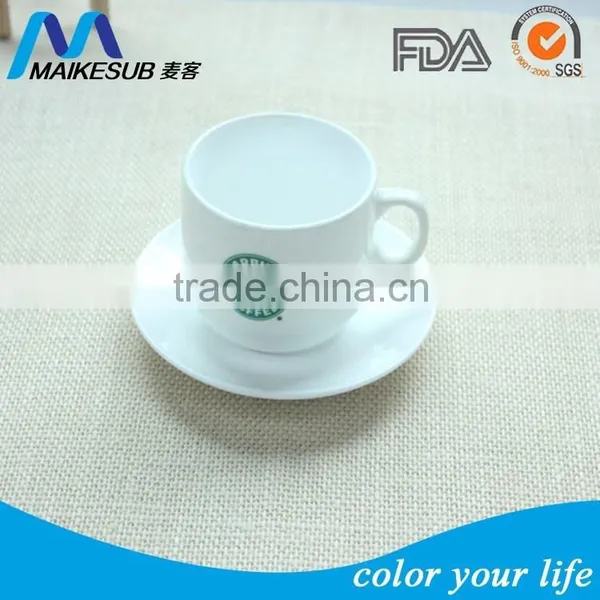 Coffee Cup and Saucer, Starbucks Coffee Mug