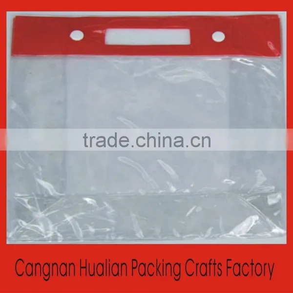 Eco-friendly 0.2mm Pvc Bag With Button(HL-11008)