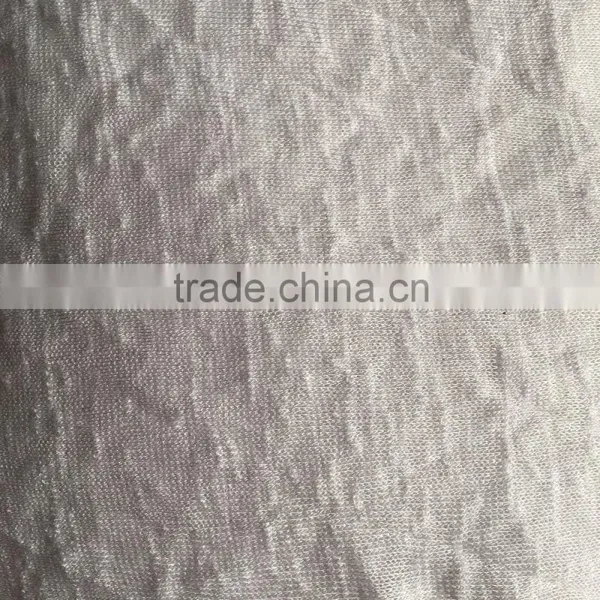 Shaoxing Knitting Manufacturer for Rayon Polyester Loose Jersey Fabric, Sweater Slub Light Thin Knit Fabric photo-5