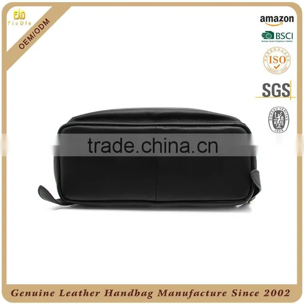 Guangzhou Leather Bag Manufacturer OEM Durable Genuine Leather Backpack With Zippers photo-5