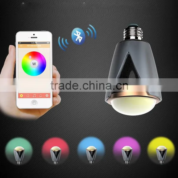 Hot Smart Bluetooth Led Speaker Bulb With Cell Phone Control photo-6