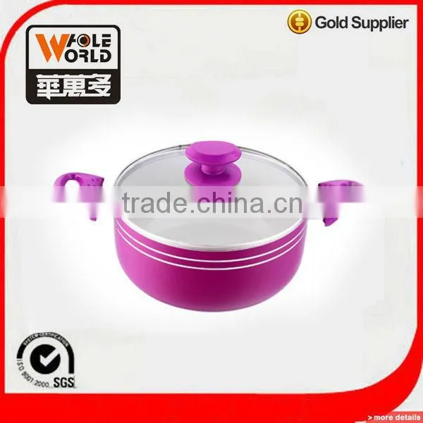 Aluminum Ceramic Casserole With Glass Lid