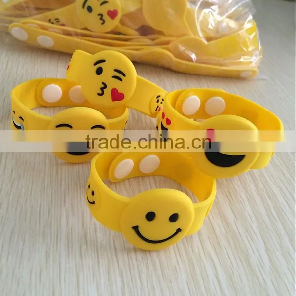 Newest Soft Pvc Emoji Face Bracelet photo-5