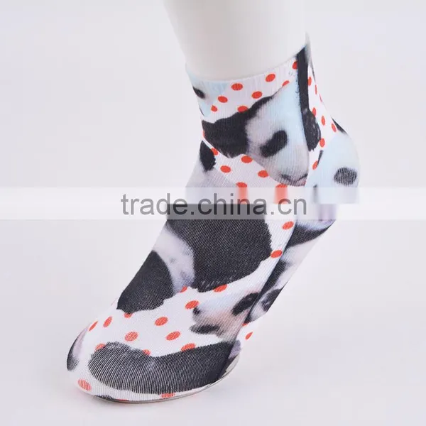 Lady's Sublimation Ankle Socks Printing Socks photo-3