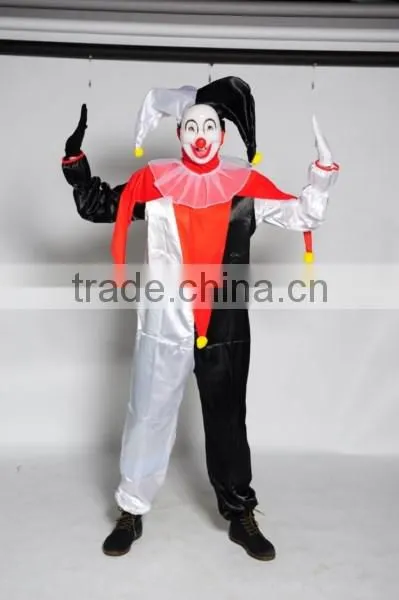 Professional Joker Costume Adult Costume Photos Clowns Circus Costume for Carnival Quality Choice Most Popular photo-4