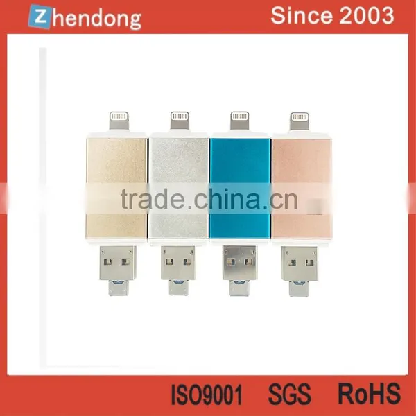 High Speed SD Memory Card Reader, PC Card Reader, Micro USB 2.0 OTG Adapter for Iphone pc Android 3 in 1 photo-6
