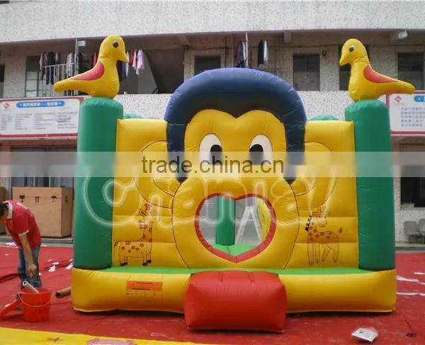 Cartoon Theme 0.55mm Pvc Tarpaulin Commercial Inflatable Bouncer photo-1