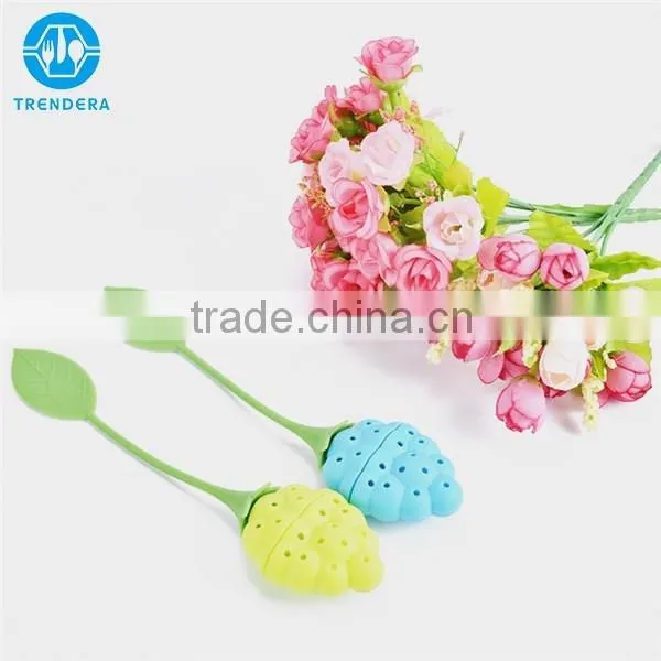 Various Types of Silicone and Stainless Steel Tea Strainer