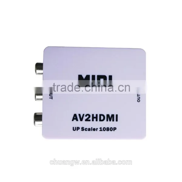 2015 Hot Factory Price MINI av to Hd up Scaler 1080P/720P,Top Quality Mini Composite AV To HD Video Converter photo-3