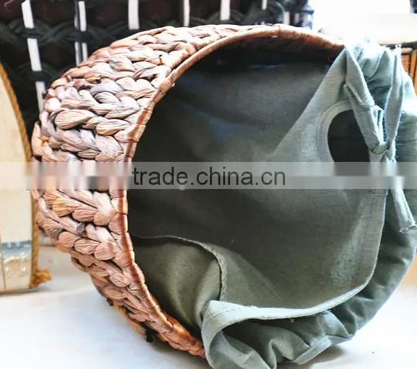 Hot Sale Papyri Woven Baskets New Design Detachable Cheap Handmade Storage Basket photo-3
