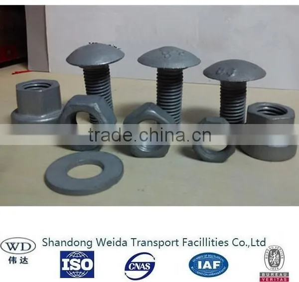 Galvanized Bolt and Nut Highway Guardrail Used photo-3