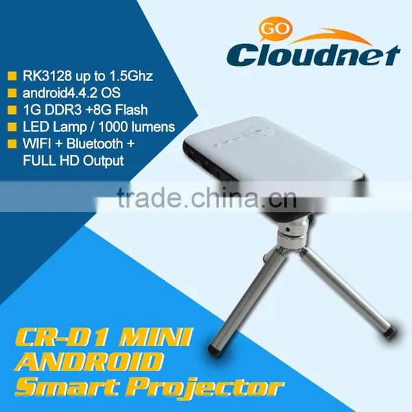 2016 Cloudnetgo CRD1hot New Products for 2015 Mini Projector Latest 2015 Hot 3d Data Projector With Bluetooth Wifi 10000lumens photo-2