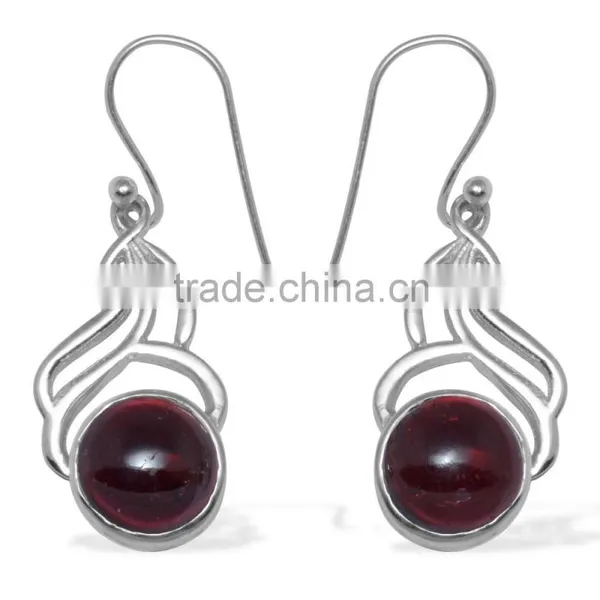 Semi Precious Gemstone Jewelry, Wholesale Gemstone Silver Earrings