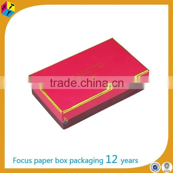 Custom Pink Cardboard Foil Stamped Box photo-5