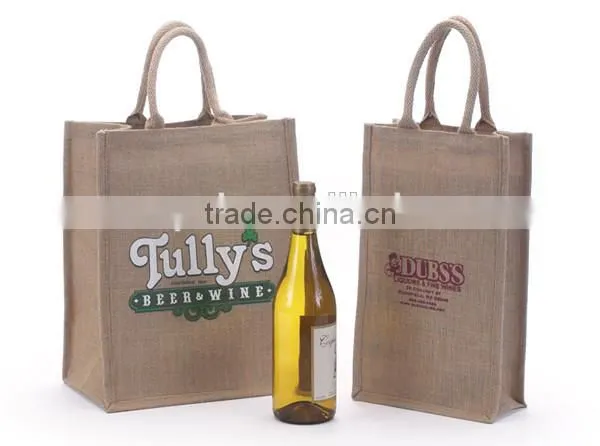 Jute Wine Cooler Bag and Pvc Wine Cooler Bag photo-3