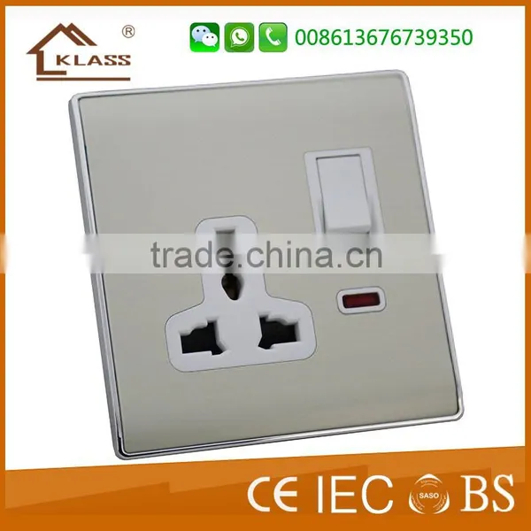 13Amp 250V 1 Gang Socket Outlet Switched Socket photo-2