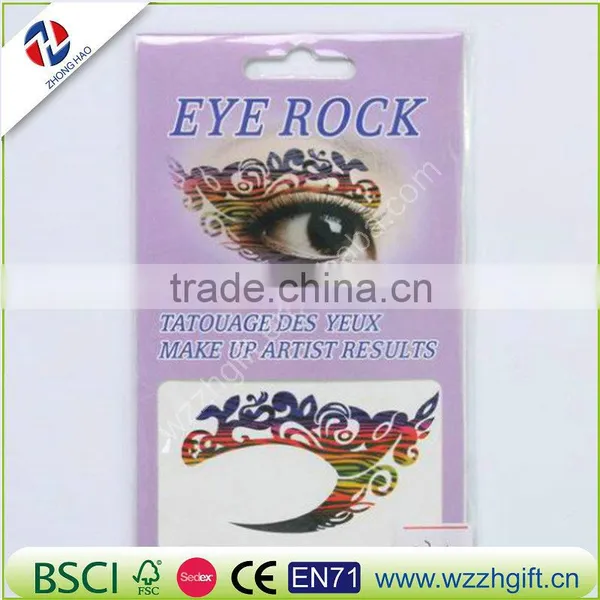 Charming Eye Art Tattoo Temporary Stickers Eye Liner DIY Decorations 6 Designs Chosen photo-6