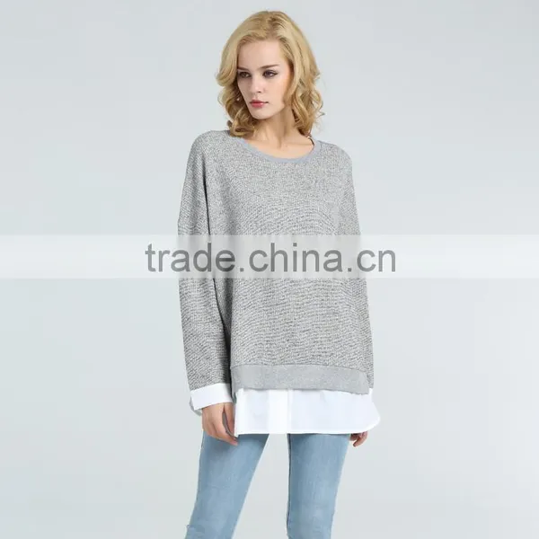 Women's Knit Sweatshirt With