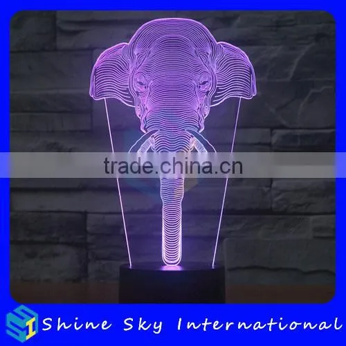 2016 Halloween Christmas Gift For Children LED 3D Night Light