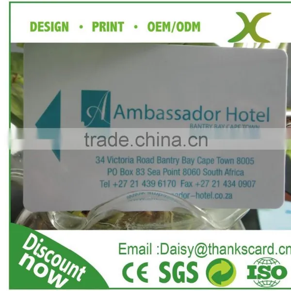 Free Sample..!! Printing Magnetic Stripe Hotel Key Card/hotel Key Card