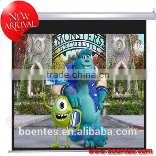 Electric Wall Mount 1:1 84 Inch Motorized Projection Screen for Office Presentation Equipment photo-6