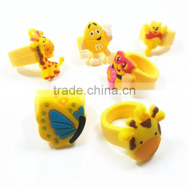 Soft Pvc Finger Rings for Birthday Party Gifts photo-6