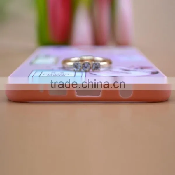 For Samsung A710 Phone Case Prefume Printing Slim TPU+PC 2-in-1 Hybrid Pattern With Ring Bracket photo-4