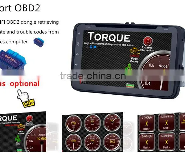 Cheap 8 Inch Black Colored OBD2 Android Car Gps Audio Navigation System for VW Skoda photo-6