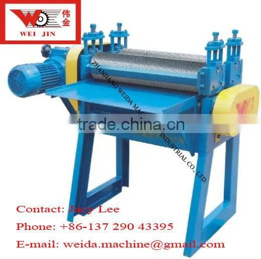 Small Natural Ruber Factory Processing TWIN ROLLER DEWATERER