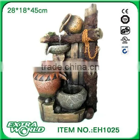 Indoor Artificial Waterfall Fountain With Pot